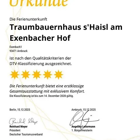 Exenbacher Hof Traumbauernhaus S'haisl Arnbruck